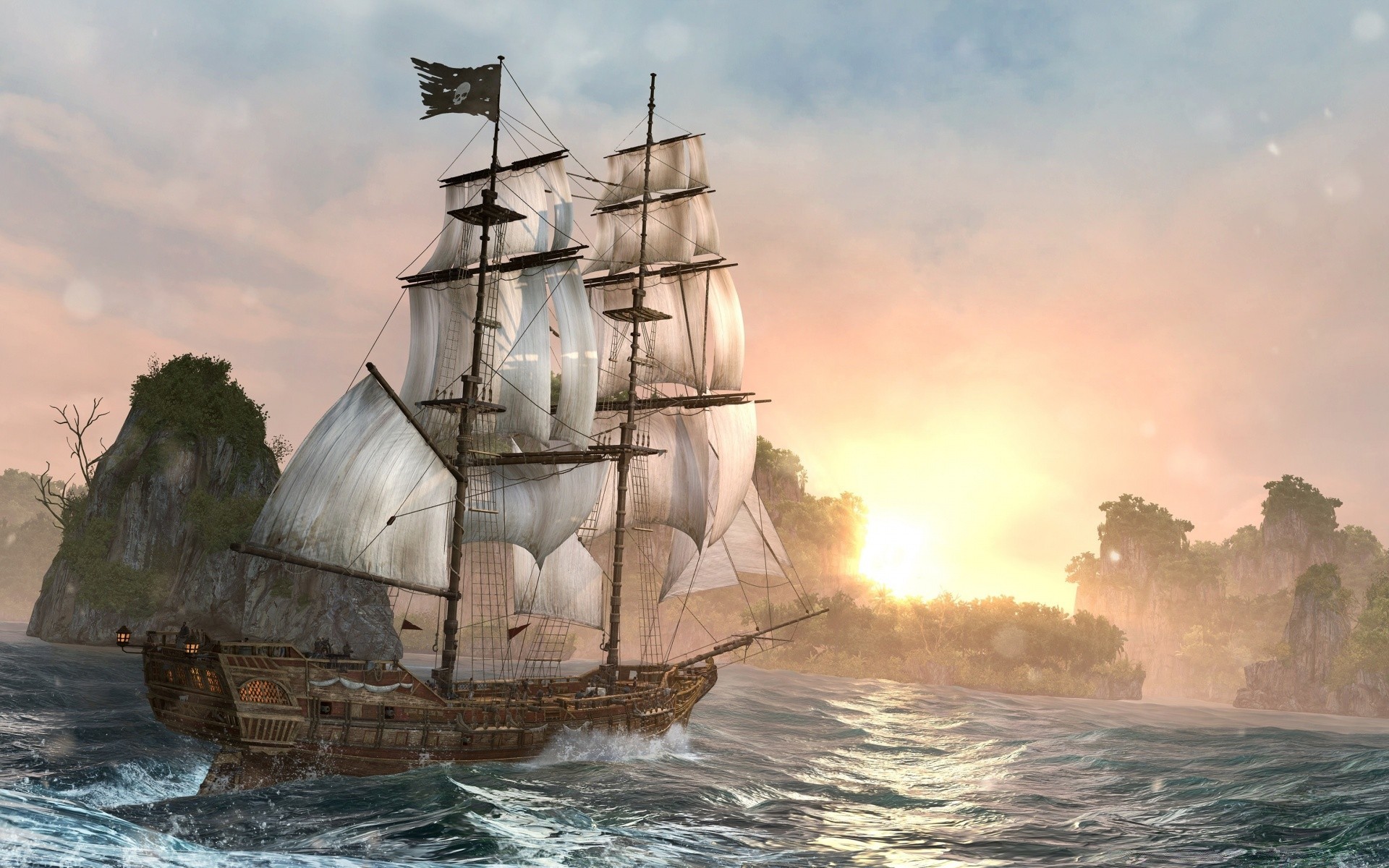 assassin s creed плавсредство воды парусник корабль океан парус море транспортная система лодка морских путешествия военно-морской флот автомобиль ветер навигация яхта шхуна